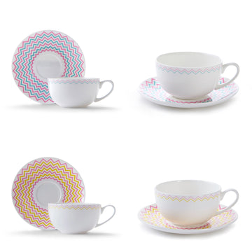 Wave Cup & Saucer Gift Set