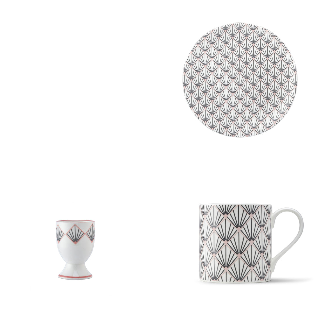 Zighy Brunch Gift Set in Grey & Blush Pink