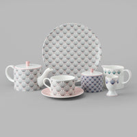 Zighy Teapot in Grey and Blush - 450ml