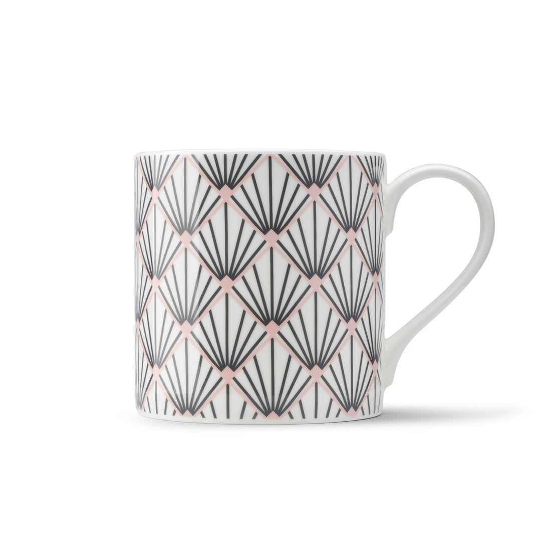 Zighy Mug in Grey and Blush Pink