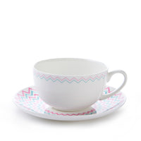 Wave Cup & Saucer Gift Set